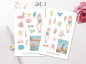 Preview: Girls Summer Sticker Set